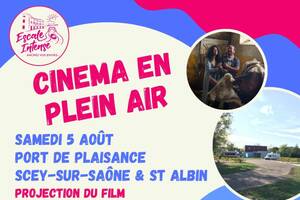 Séance de cinéma en plein air à Scey-sur-Saône