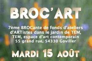 Broc'Art - Brocante de fonds d'ateliers d'artistes