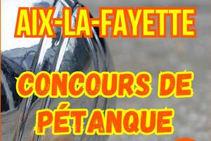 Concours de pétanque