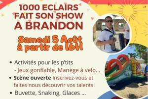 1000 éclairs fait son show à Brandon