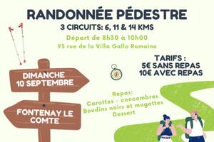 Randonnée pédestre Saint Médard des Prés