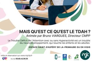 CONFÉRENCE : Mais qu’est ce qu’est le TDAH ?