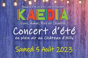 Concert d'été de KAEDIA en plein air au Château d'Ailly