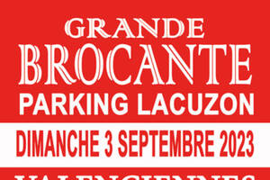 GRANDE BROCANTE PARKING LACUZON