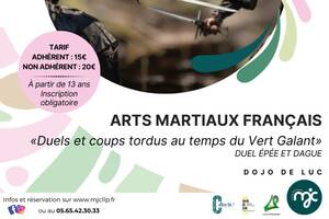 STAGE : Arts Martiaux Français «Duels et coups tordus au temps du Vert Galant»