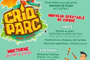 Soirée du Cirque au Criq'Parc