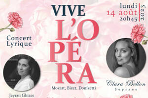 Vive l'Opéra, Clara Bellon soprano, récital piano/voix