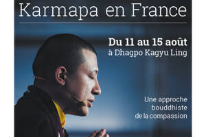 Venue exceptionnelle du Gyalwa Karmapa. Une approche bouddhiste de la compassion.