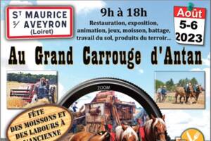 Fête des moissons au Grand Carrouge d'Antan