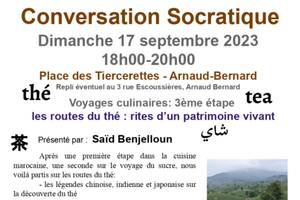 les routes du thé : rites d’un patrimoine vivant : Conversation Socratique