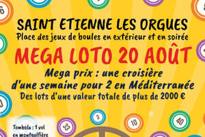 MEGA LOTO en soirée et en extérieur