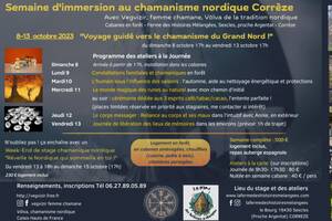Semaine de Voyage guidée vers le chamanisme du Grand Nord ! en Corrèze