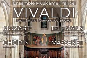 Concert à Sainte-Maxime : 4 Saisons de Vivaldi, Concerto pour flûte de Mozart, Méditation de Thaïs, Nocturne de Chopin, Telemann