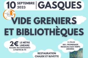 Vide greniers et bibliothèques