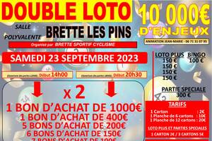 Double Loto de Brette Sportif - 10 000 Euros d'enjeux