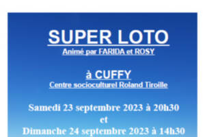 Super loto à Cuffy