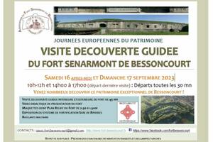 Visite guidée du Fort de Bessoncourt Journées Européennes du patrimoine