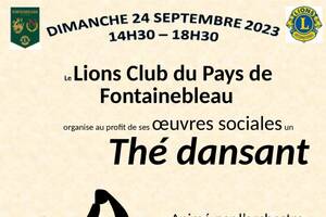 Thé dansant au profit des oeuvres sociales du Lions club