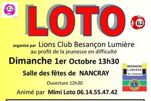 SUPER LOTO LIONS CLUB BESANCON LUMIERE