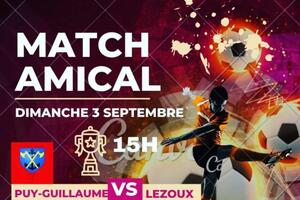 Match Amical Puy Guillaume contre Lezoux 