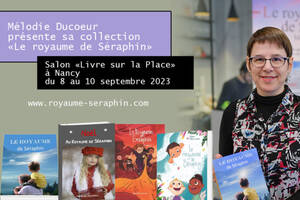 Mélodie Ducoeur au Salon du Livre de Nancy pour présenter 