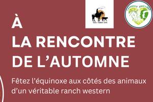 Fêtez l'équinoxe d'automne aux côtés des animaux d'un véritable ranch western