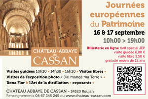 Journées Européennes du Patrimoine au Château-Abbaye de Cassan