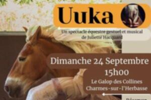 Uuka spectacle équestre gestuel et musical