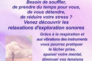 Relaxation d'exploration sonore à Saintes