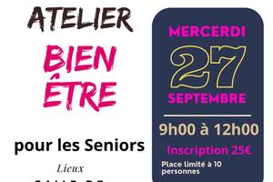 Créativité et Joie de Vivre ! Atelier de bien être pour les seniors