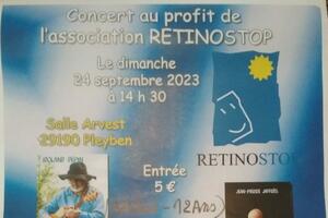 Concert associatif retinostop Pleyben 24 septembre