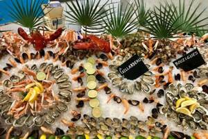 Buffet grandiose de coquillage