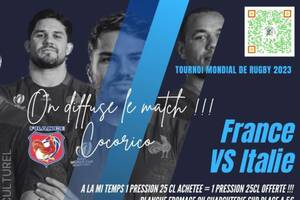 Tournoi mondial de rugby 2023 Match FRANCE-ITALIE