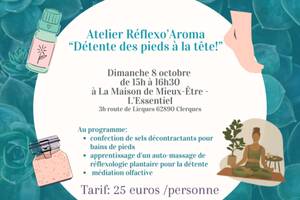 Atelier bien être Réflexo'Aroma 