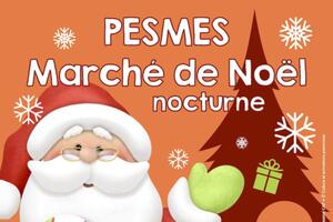 Marché de Noël nocturne