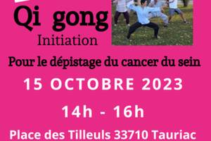 OCTOBRE ROSE Initiation QI GONG