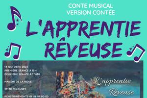 Conte musical l'Apprentie rêveuse version contée pour jeune public