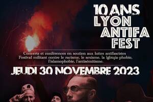 Lyon antifa Fest 10 ans
