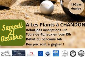 Concours de pétanque