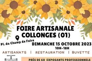 Foire artisanale organisée par le Comité d'Embellissement et d'Animation de Collonges