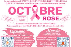 Octobre Rose, le 15 Octobre 2023 à MONTCHEVREUIL