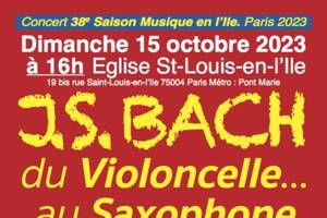 J. S. BACH : du saxophone au violoncelle