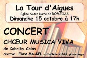 CONCERT CHOEUR MUSICA VIVA de Cabriès-Calas