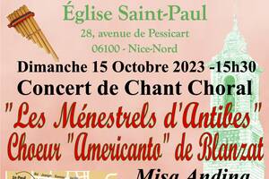 Grand Concert de Chant Chorale avec Instruments  Musique Sud Américaine et Andine