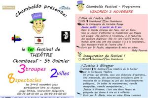 Le Chambaldo - 1er festival de théâtre