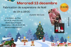 Création d'une suspension de Noël