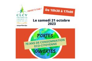 Journée portes ouvertes  CLCV : 70 ans de consommation éco-citoyenne