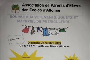 Bourse aux jouets vêtements et matériel de puériculture