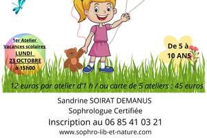 Ateliers pour enfants de 5 à 10 ans