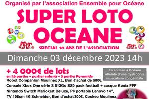 Super Loto en soutien à Océane - Spécial 10 ans de l'association